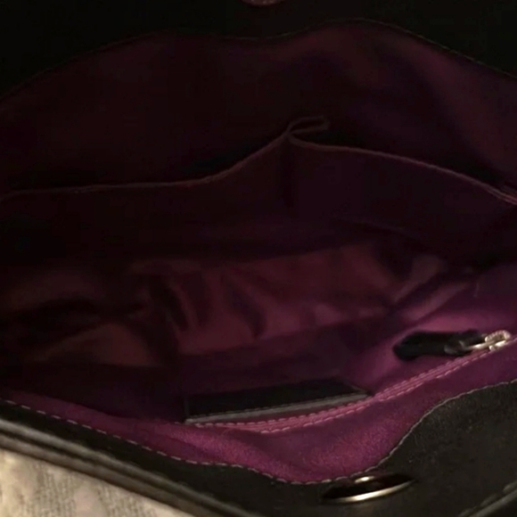 Coach Ashley Hippie Black Leather Bag F17605. - Picture 7 of 9